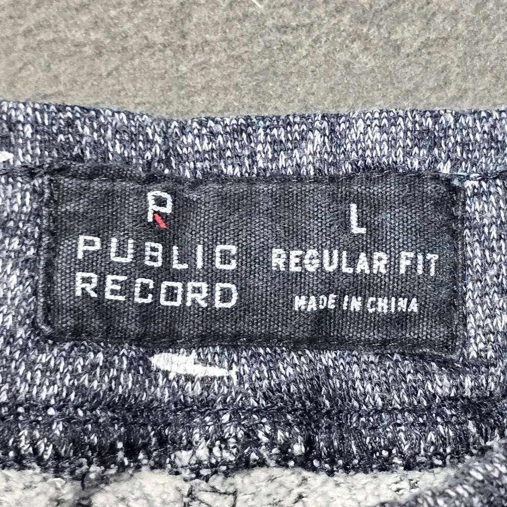 Public Record Vacation‎ Travel/Gym Shorts Dark Heather Speckled Print Large